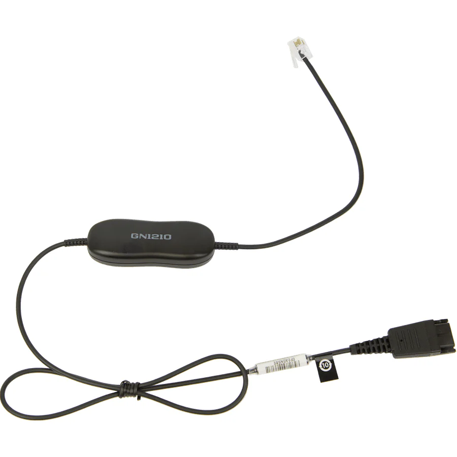 Jabra 88001-96 | Headset Accessory Cable, RJ9 Connector for Clear Audio