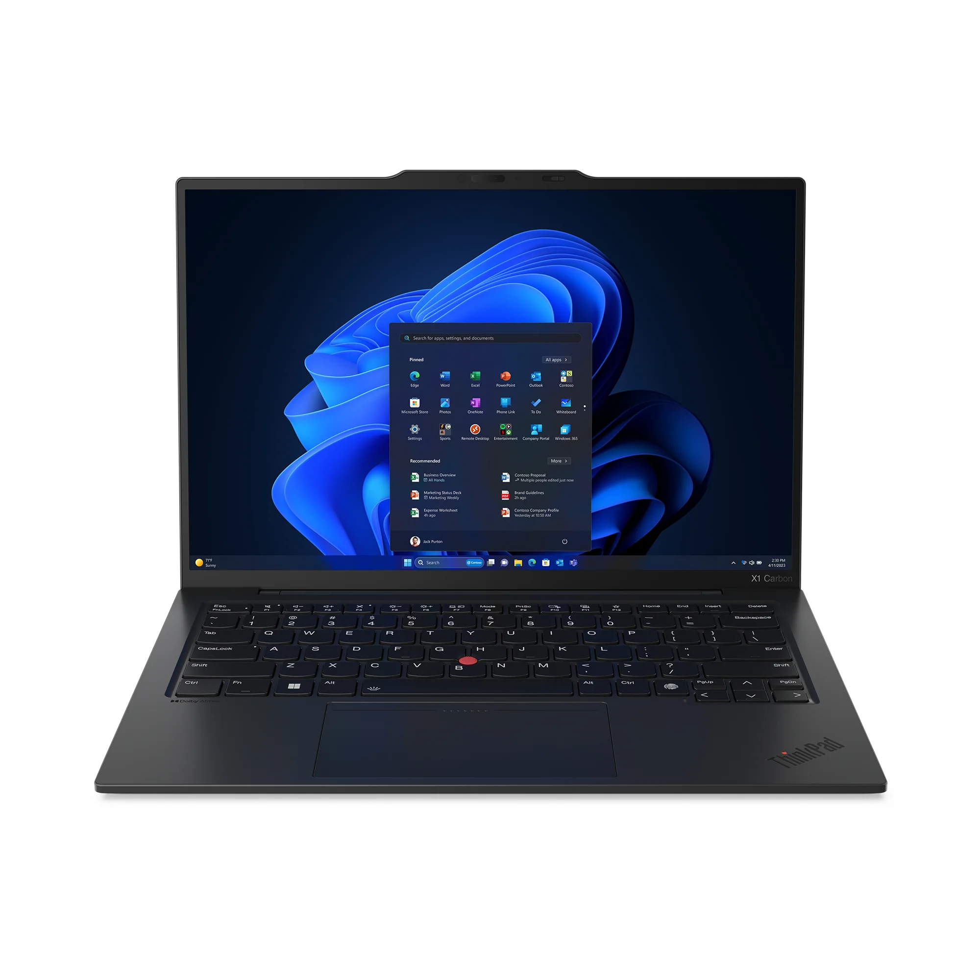 Lenovo 21KC00DFAU | ThinkPad X1 Carbon Gen 12, Intel Core Ultra 7 155U, 32GB RAM, 512GB SSD, 14" Touchscreen, Win 11 Pro