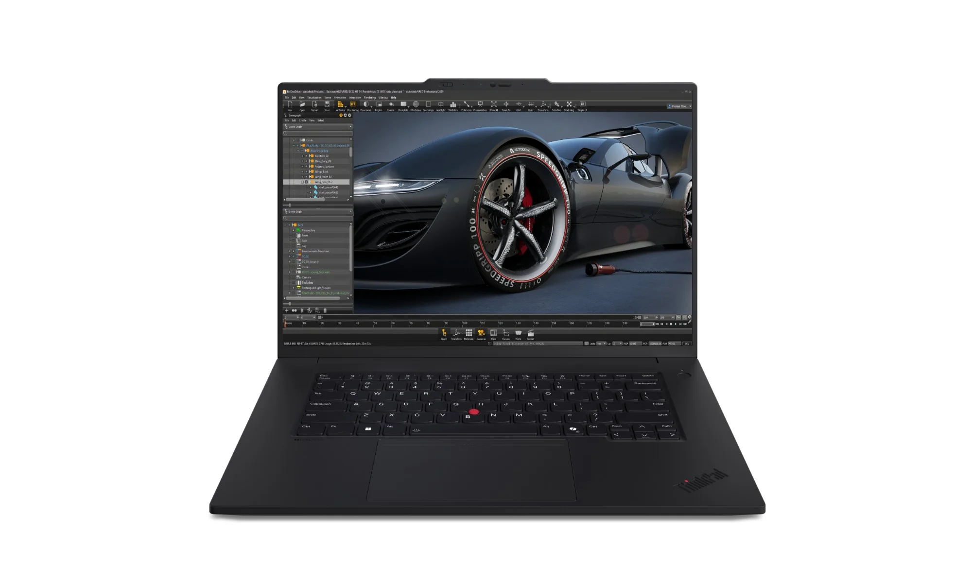 Lenovo 21KV001LAU | ThinkPad P1 Gen 7 Mobile Workstation, Intel Core Ultra 7 165H, 16" WUXGA, 32GB RAM, 1TB SSD, NVIDIA RTX 2000 Ada, Wi-Fi 7, Win 11 Pro