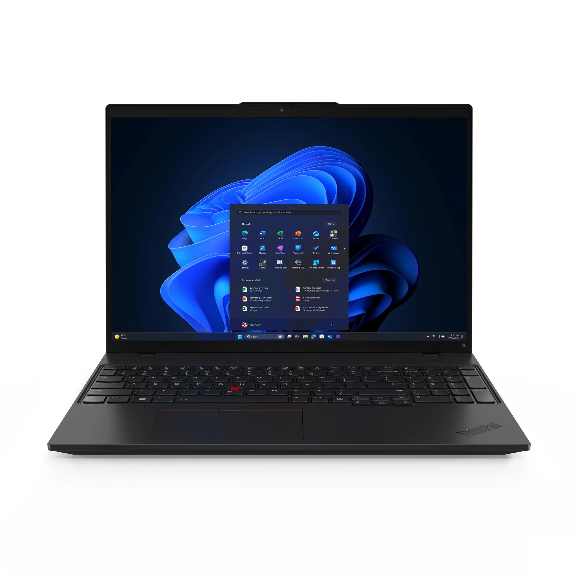 Lenovo 21RH0010AU | ThinkPad L16 Gen 2 16" Copilot+ Laptop, Ryzen AI 7 PRO 350, Wi‑Fi 7, 32GB/512GB