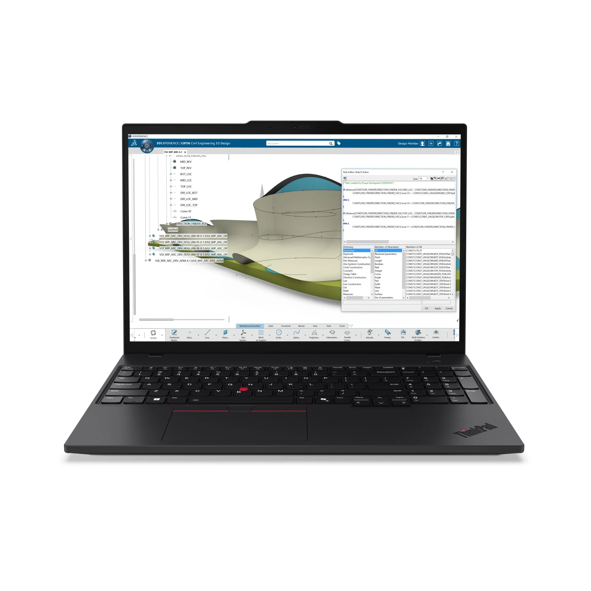 Lenovo 21RX000DAU | ThinkPad P16s Gen 4 16" Workstation, Ryzen AI 9 370, Win 11 Pro, 1TB SSD, Wi‑Fi 7, WUXGA, 64GB