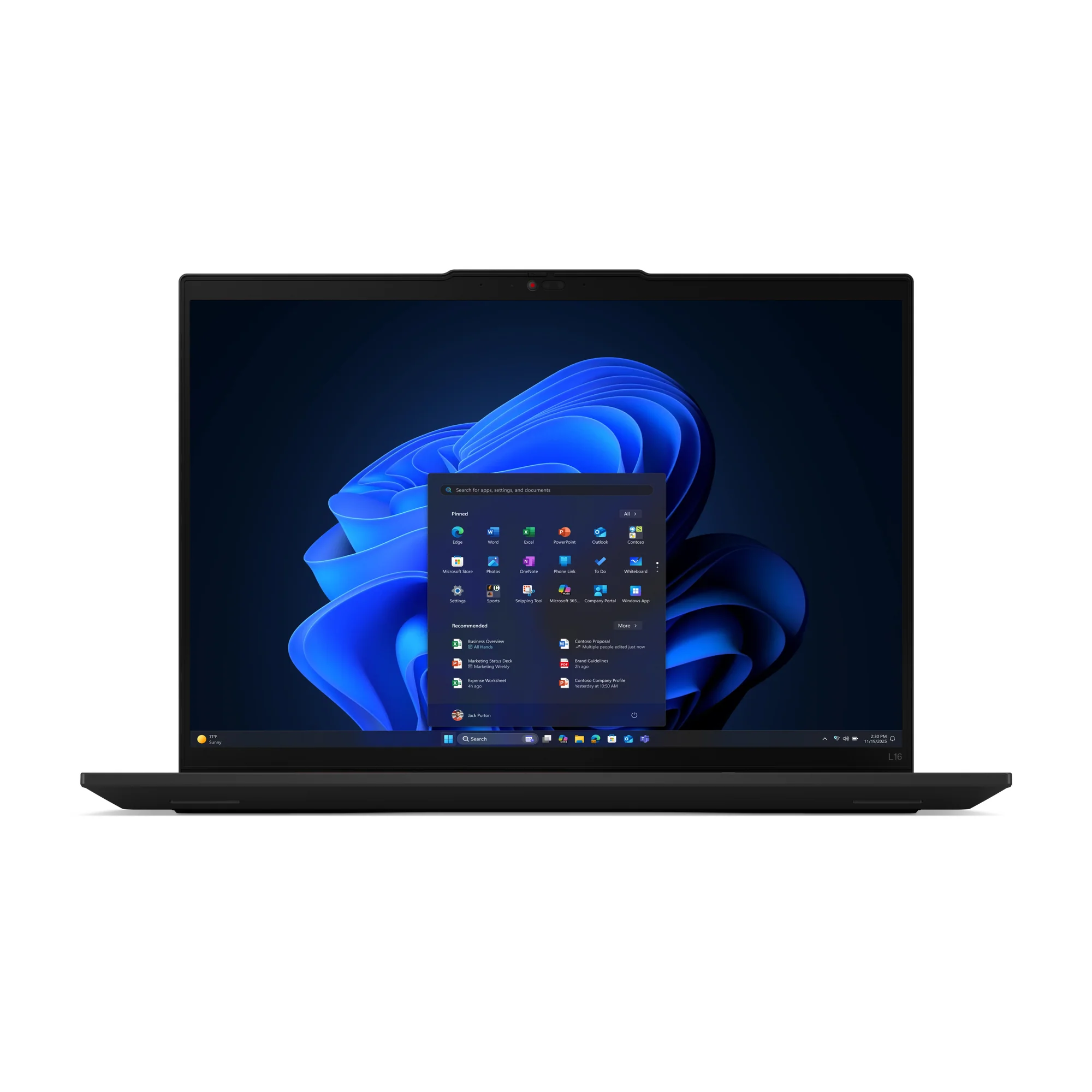 Lenovo 21SA0008AU | ThinkPad L16 Gen 2 Laptop, Intel Core Ultra 5, 16GB RAM, 512GB SSD, 16" WUXGA Display, Win 11 Pro