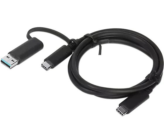 Lenovo 4X90U90618 | USB 3.2 Gen 1 Cable, 1m, USB A/USB C, Black