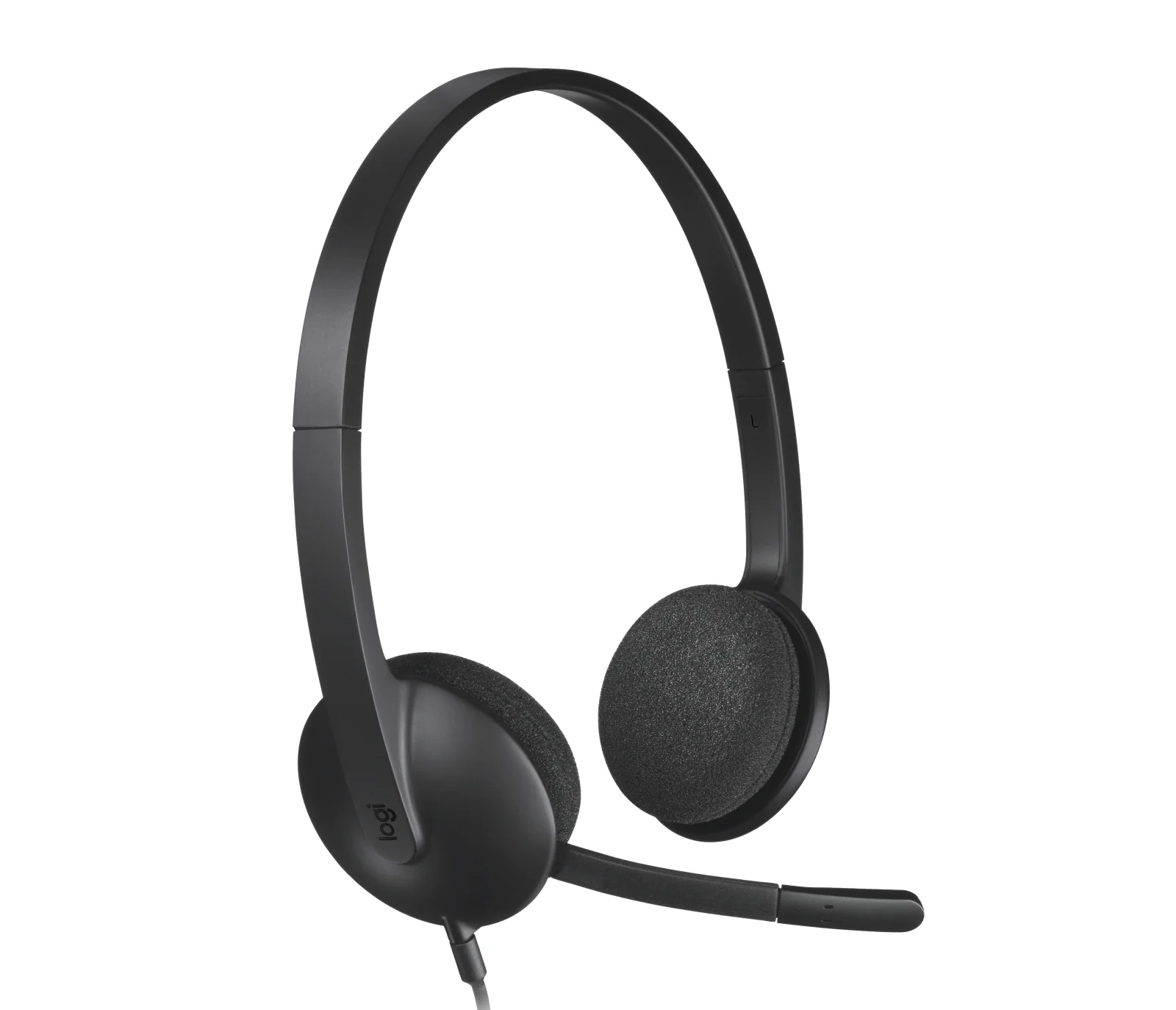 Logitech 981-000477 | H340 USB Computer Headset, Noise Cancelling Mic