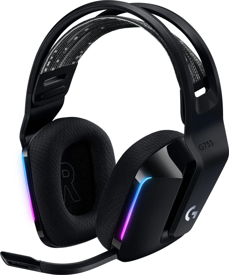 Logitech 981-000867 | G733 Wireless Headset, LIGHTSPEED, RGB, 40mm Drivers
