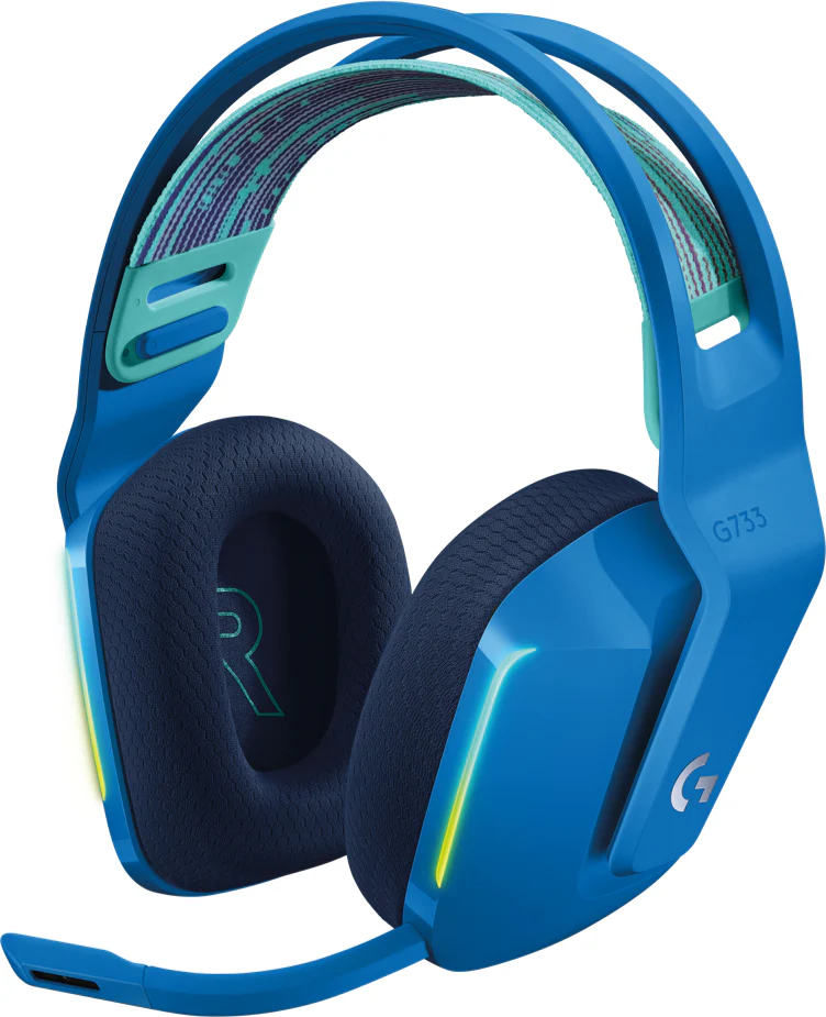 Logitech 981-000946 | G733 Wireless Headset, LIGHTSPEED, RGB, 40mm Drivers