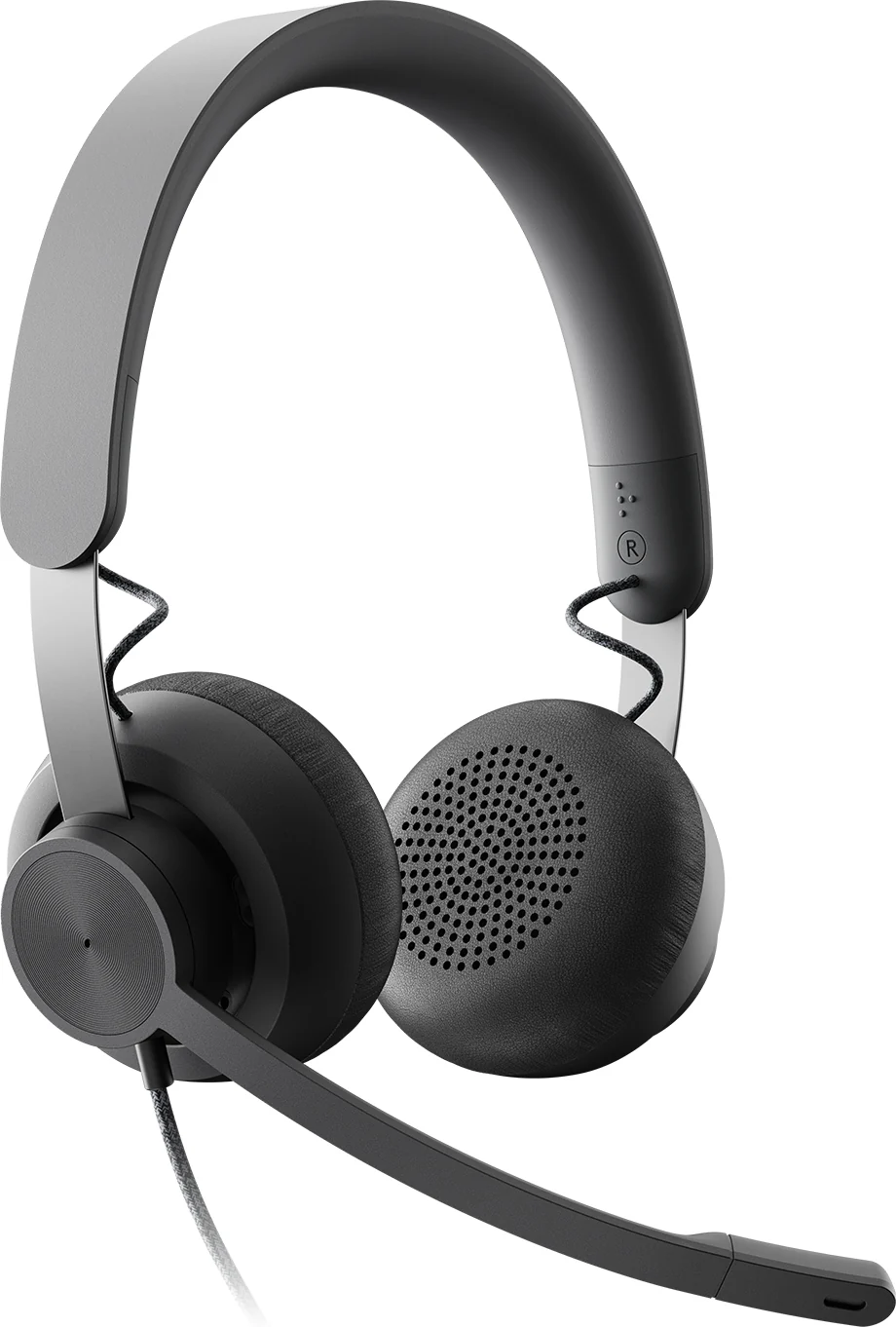 Logitech 981-001096 | Zone Wired UC Headset, USB-C, Noise-Cancelling Mic