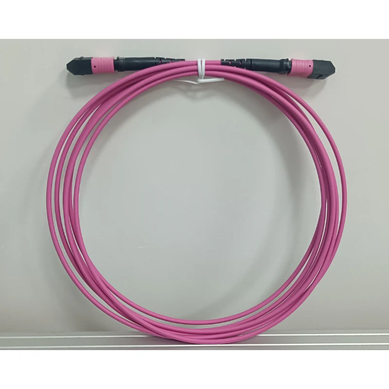 OM4 Multimode Fibre Optic Cable | MPO Female to MPO Female | Polarity B | 12 Core | 0.5 to 15 Meter - Image 3
