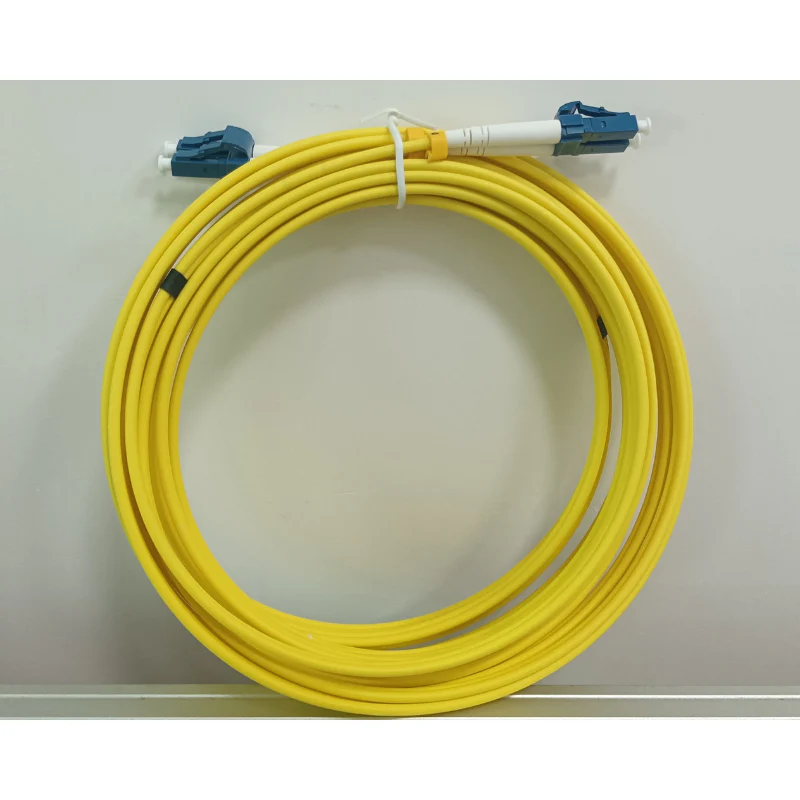 OS1 / OS2 Singlemode Fibre Optic Cable | Duplex LC to LC | LSZH Yellow | 0.5 to 10 Meter - Image 3