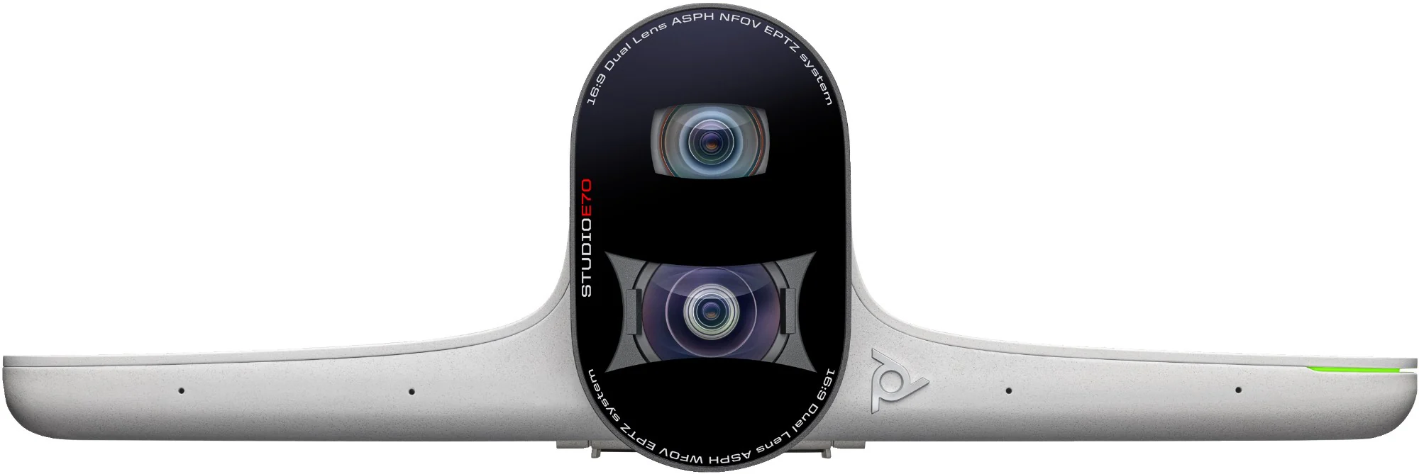 Poly 2200-87090-001 | Studio E70 4K Smart Camera, Dual Lens, Auto-Tracking, USB-C