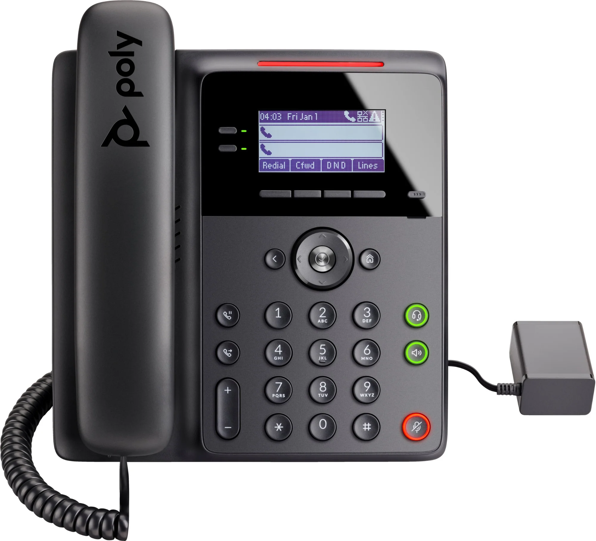Poly 82M84AA | Edge B30 IP Phone, PoE-Enabled, VOIP Deskphone