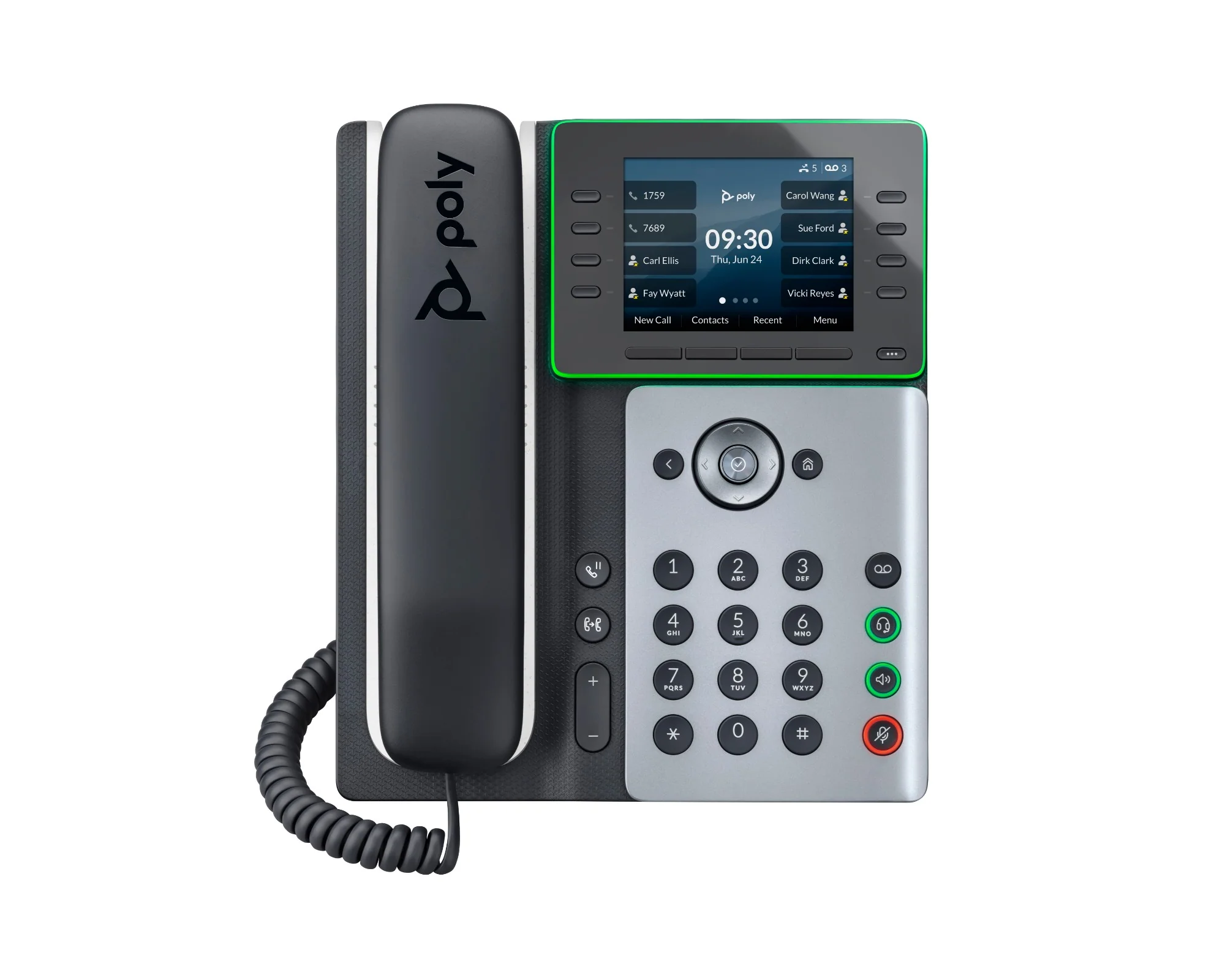 Poly 82M92AA | Edge E300 IP Phone, PoE-Enabled, VOIP Deskphone