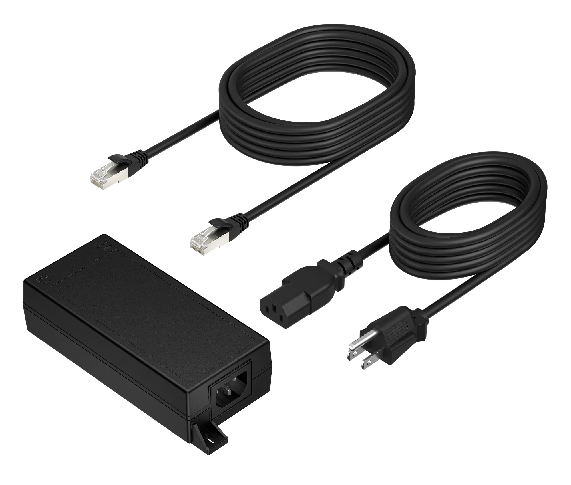 Poly B5NH6AA | 3.66m CAT6A Cable, AU Plug, PoE++ 65W 2.5G Adapter