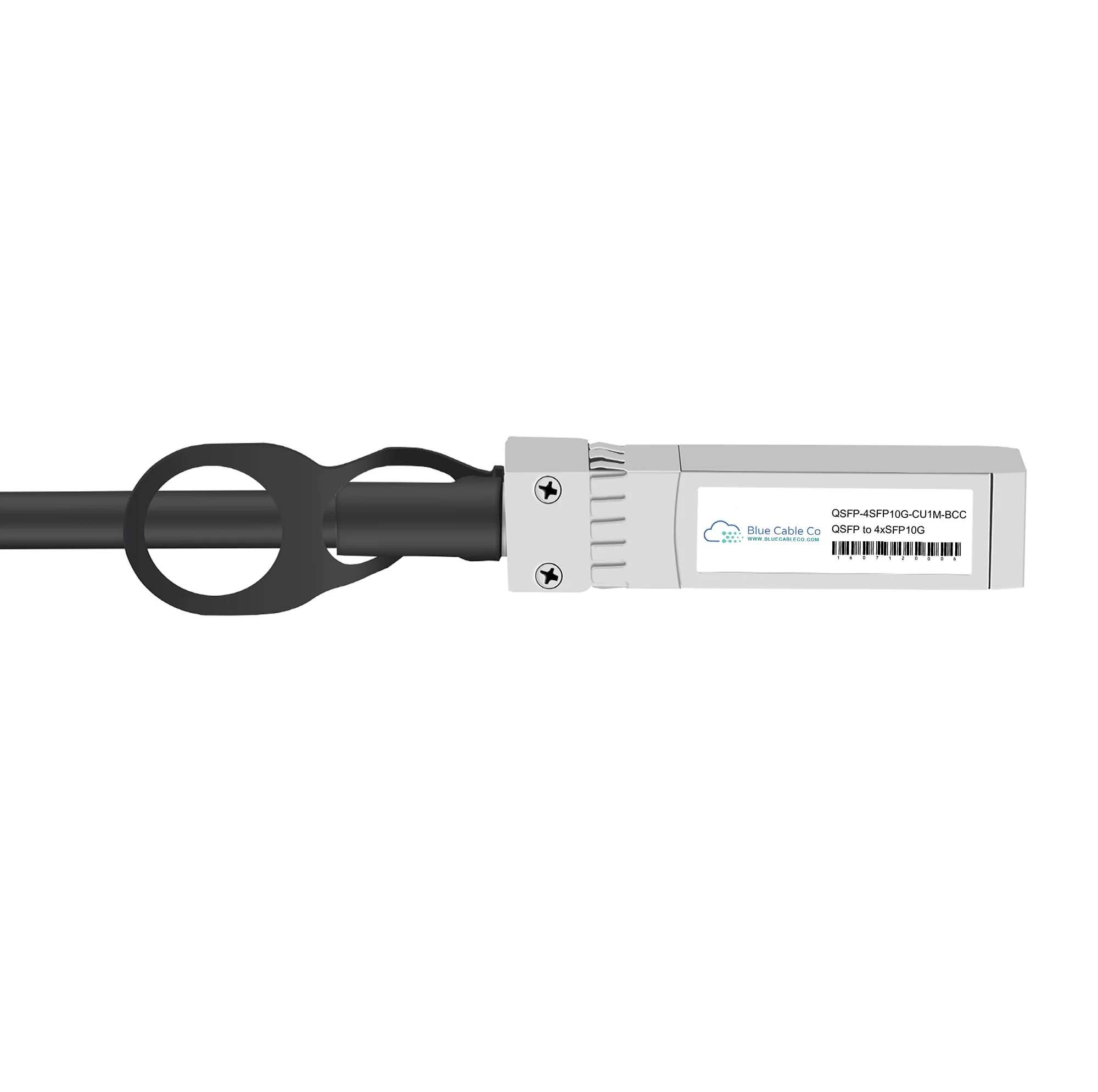QFX-QSFP-DACBO-xM-BCC | Juniper Compatible 40GB QSFP to 4 x 10GB SFP+ Direct Attach Breakout Cable | 1M to 3M