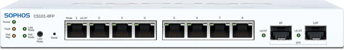 Sophos LS108P00ZZPCAU | CS1010-8FP Switch, 8 x 10G NBase-T Ports, Full PoE, AU Power Cord - Image 2