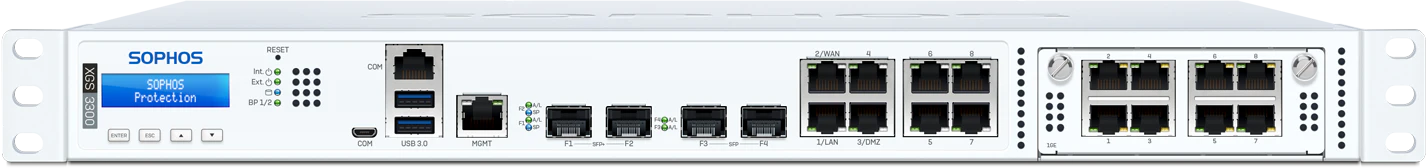 Sophos XG3ATCHAU | XGS 3100 Security Appliance, 1U Rackmount, AU Power Cord