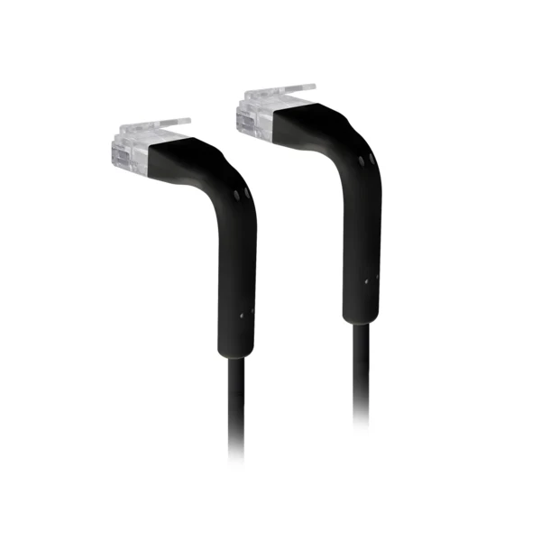 Ubiquiti U-CABLE-PATCH-1M-RJ45-BK | rj45-bk, Cat6 Ethernet Cable, 1m, Black, Ultra-Thin 3mm Diameter, RJ45 Connectors