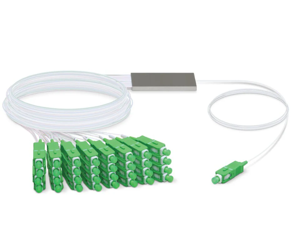 Ubiquiti UF-SPLITTER-32 | UFiber 32x SC Passive Optical Splitter, 4.08m, White