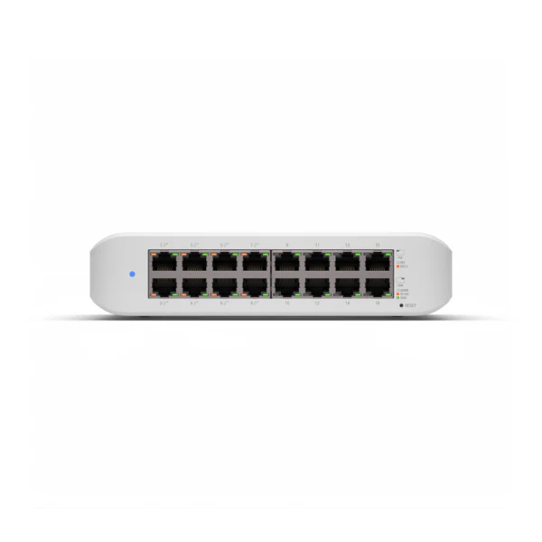 Ubiquiti USW-LITE-16-POE | UniFi Switch Lite 16 x 1GbE PoE Ports, 2x1G SFP Uplinks, 240V