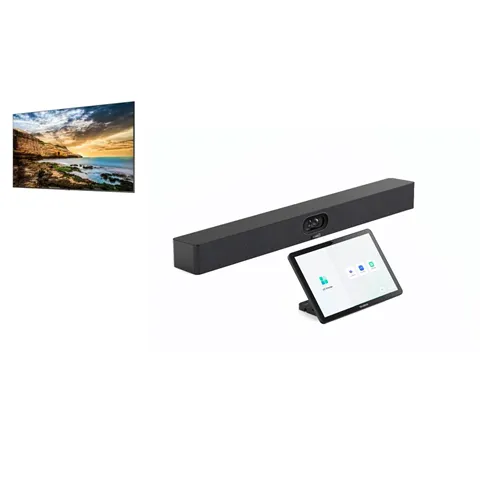Yealink A40-031-55QET | MeetingBar A40 Video Bar Bundle with CTP25 & 55" 4K Display