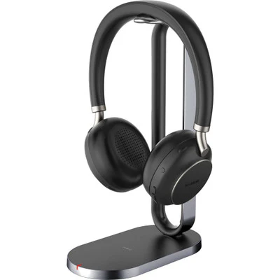 Yealink BH76-BL-UC | Wireless Headset, USB-A, Bluetooth, Charging Stand, Black