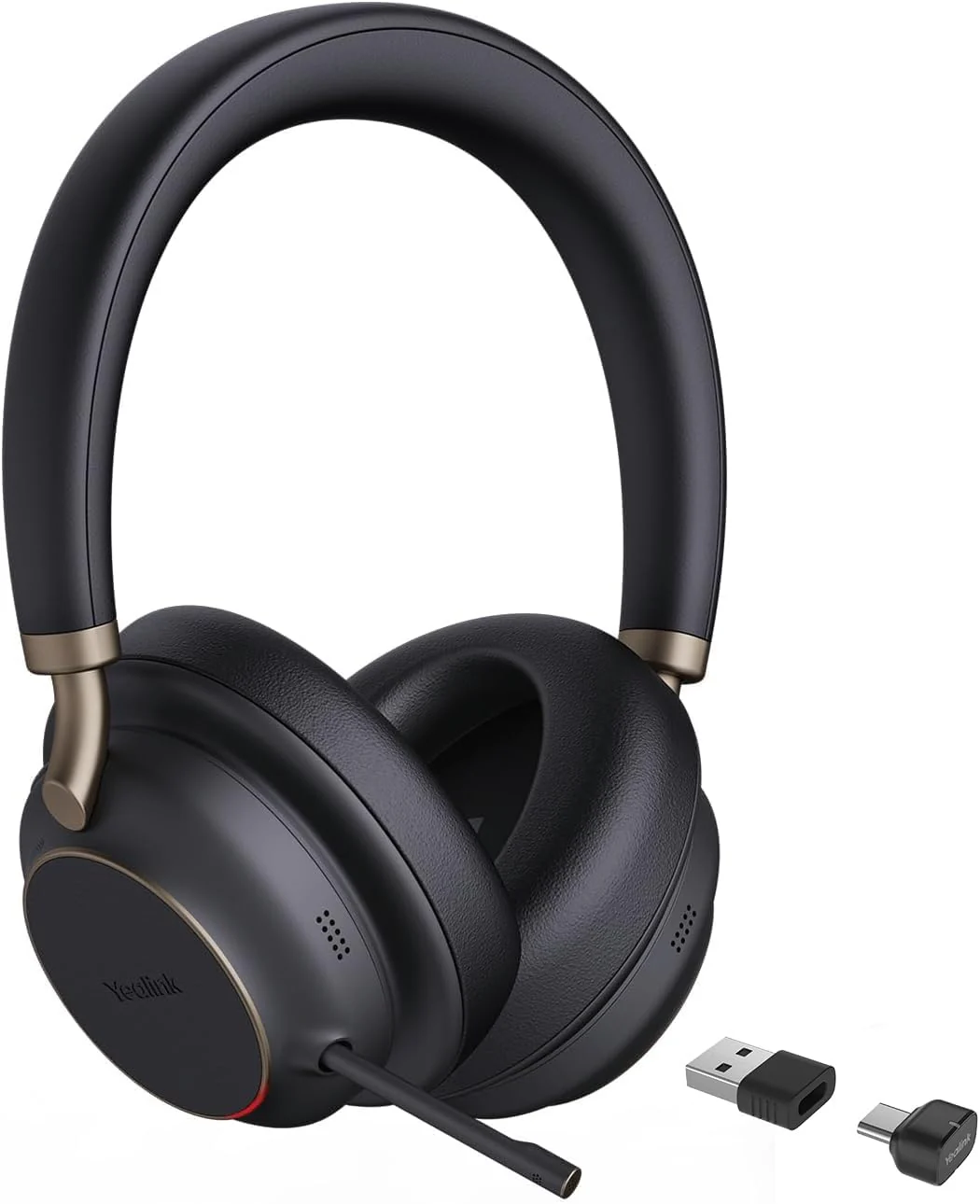 Yealink BH76-P-BL-MS-C/A | BH76 Plus Wireless Headset, MS Teams, USB-C, Black