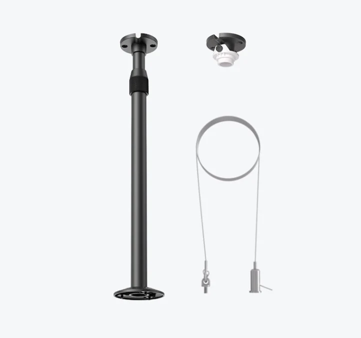 Yealink CM-MOUNTKIT | Ceiling Mount Kit with 3 Suspension Ropes, Adjustable Pole