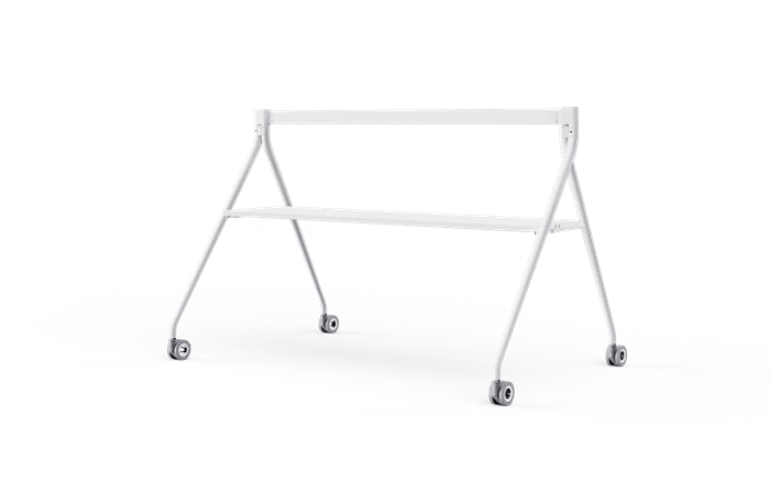 Yealink MB-FloorStand-860T-W | Floorstand for MeetingBoard 86", Wheeled, White