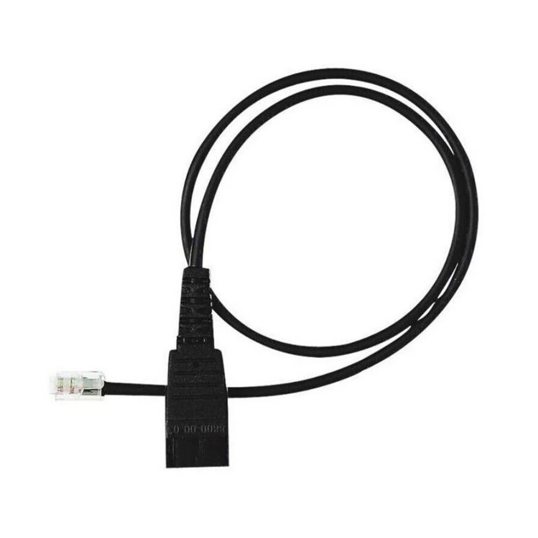 Yealink QD-RJ9-3P | QD to RJ Cord for YHS36/YHS34 Series, Compatible with 3rd Party Phones