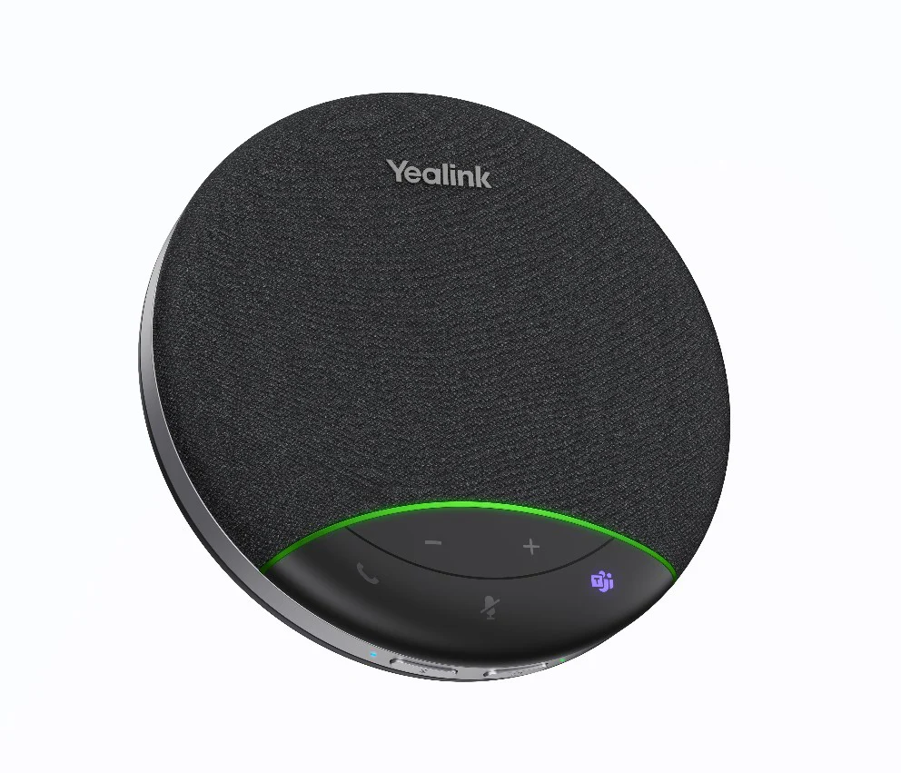 Yealink SP92-D-C/A | SP92 with Dongle USB-C/A, AI Noise Cancellation, 4m Voice Pick Up, 50mm Speaker, Full Duplex Audio