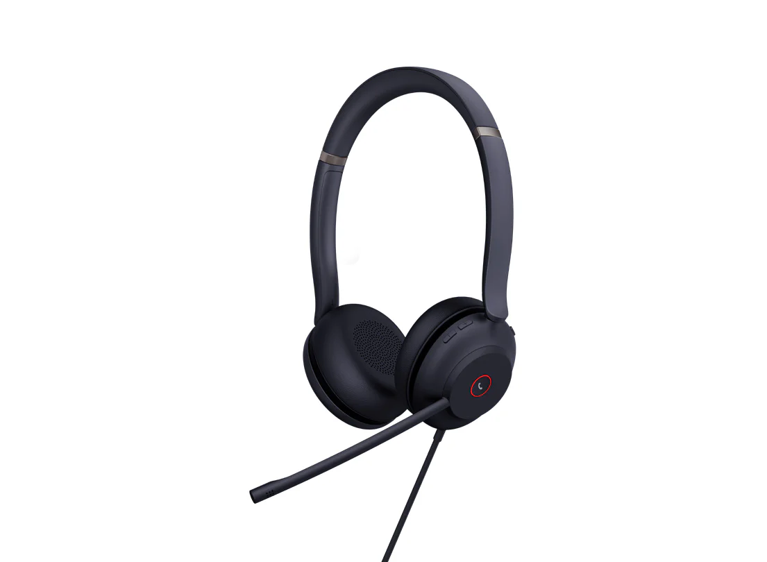 Yealink TEAMS-UH37-D | UH37 Stereo USB-A Headset, Teams Certified, Dual Mic NC, Busylight