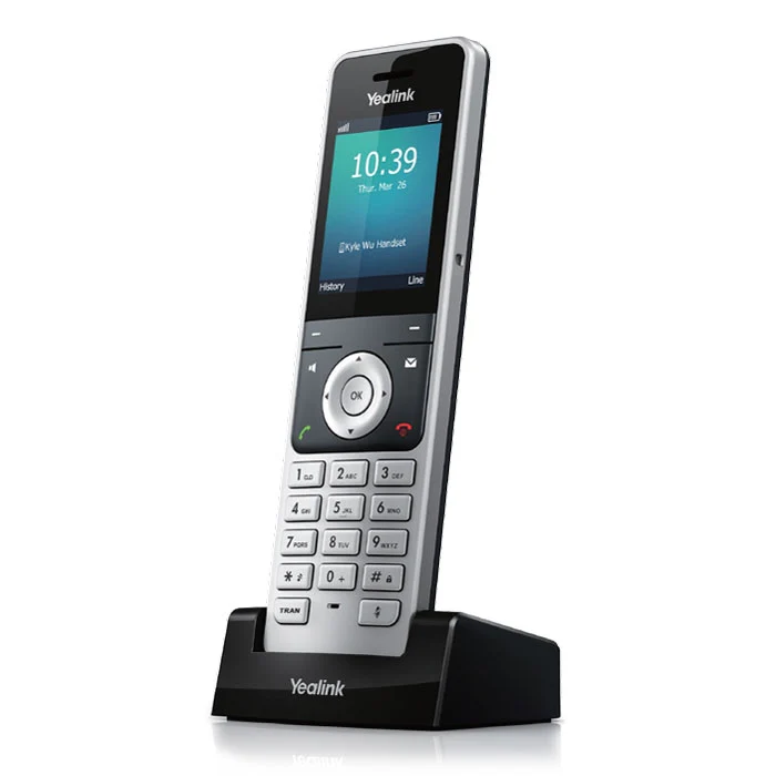 Yealink W56H | Cordless DECT IP Phone Handset, HD Audio, Microsoft SIP Gateway