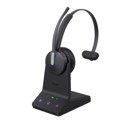 Yealink WH64-M-UC | WH64 Series Bluetooth DECT Mono Headset with Base Station